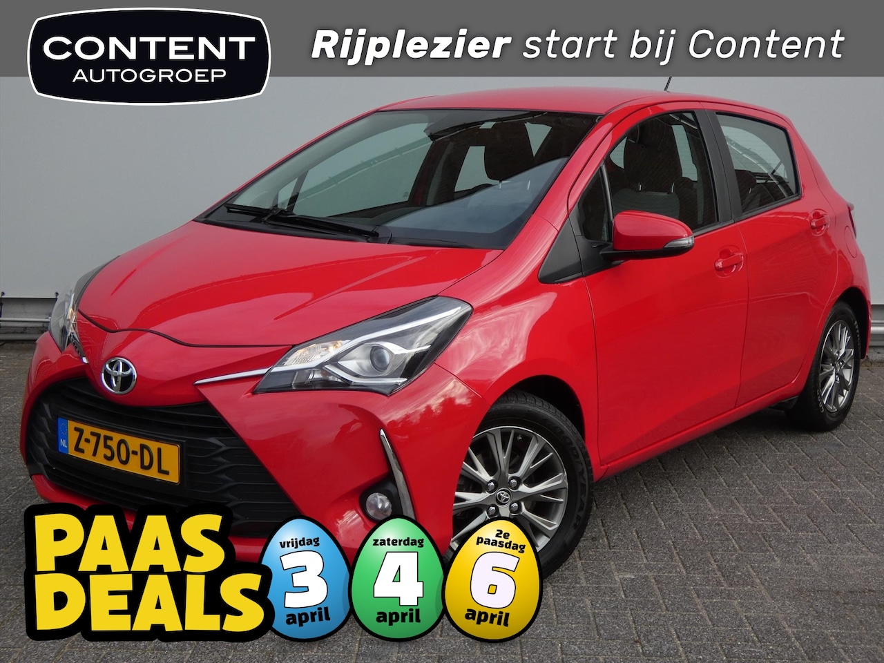 Toyota Yaris - 1.5 VVT-i 111pk 5D CVT Dynamic / 64.000 !!! - AutoWereld.nl