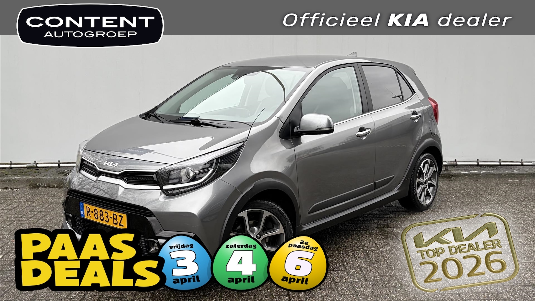 Kia Picanto - 1.0 T-GDi 100pk 5-zits X-Line - AutoWereld.nl