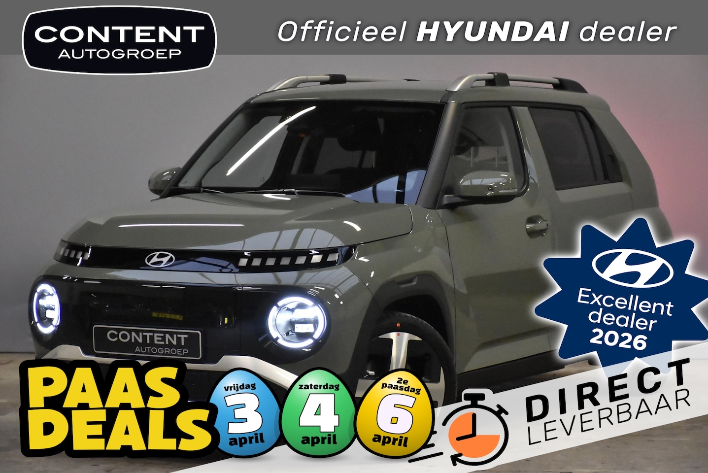 Hyundai Inster - 49 kWh 115pk 4-zits Evolve Sky I Winter Pack I Voorraadvoordeel! - AutoWereld.nl