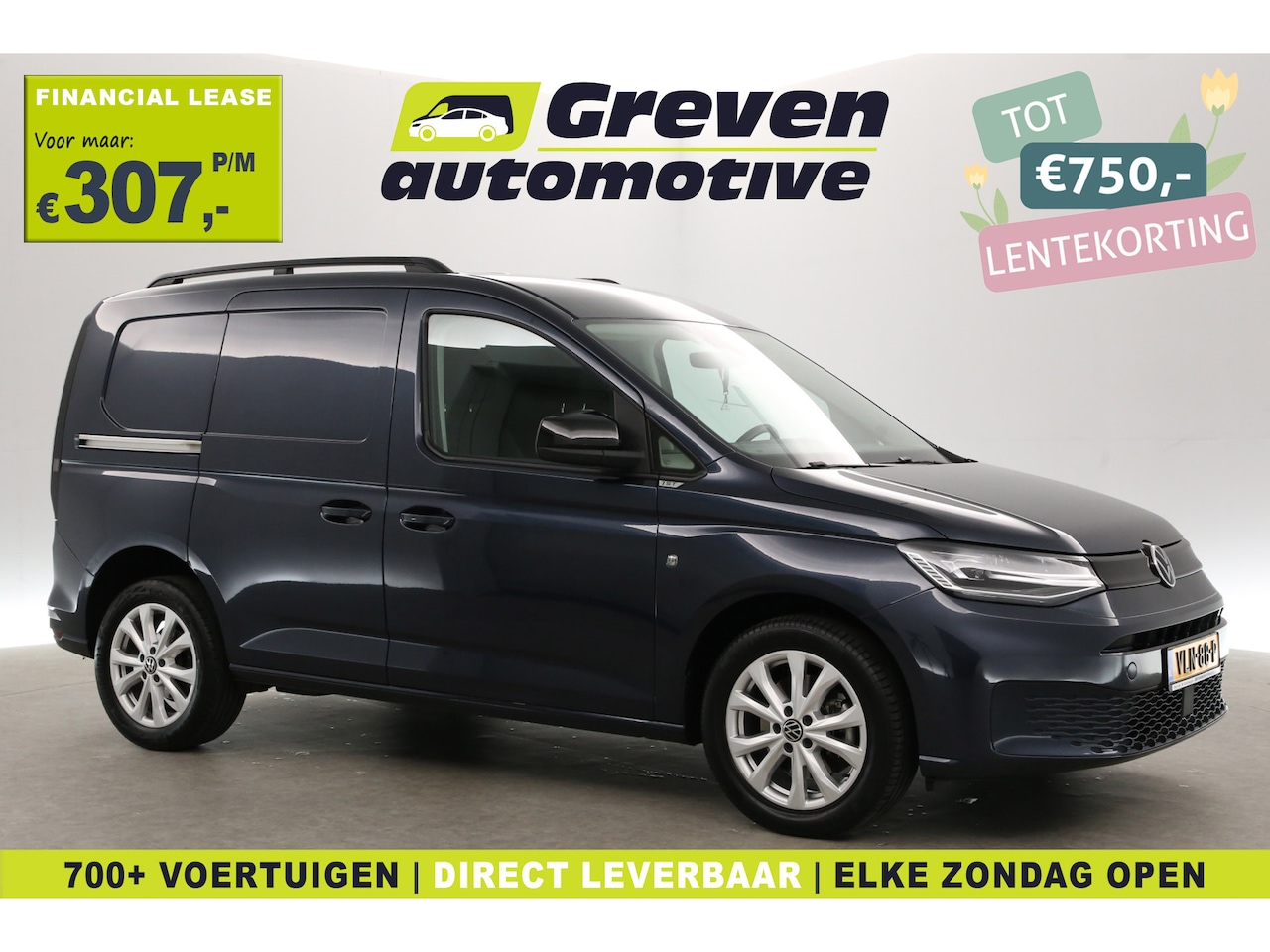 Volkswagen Caddy - 2.0 TDI 123PK 1st Edition | Automaat | Airco | Camera | Adap. Cruise | Virtual | Carplay - AutoWereld.nl