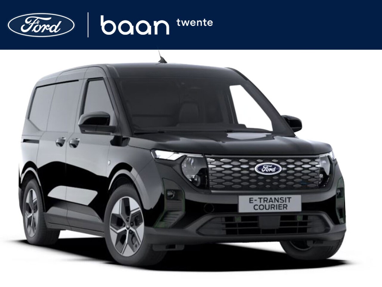 Ford Transit Courier - E-Transit Limited 46 kWh | 2x schuifdeur | 325 km WLTP | Laadvloer hout | Adaptive Cruise - AutoWereld.nl