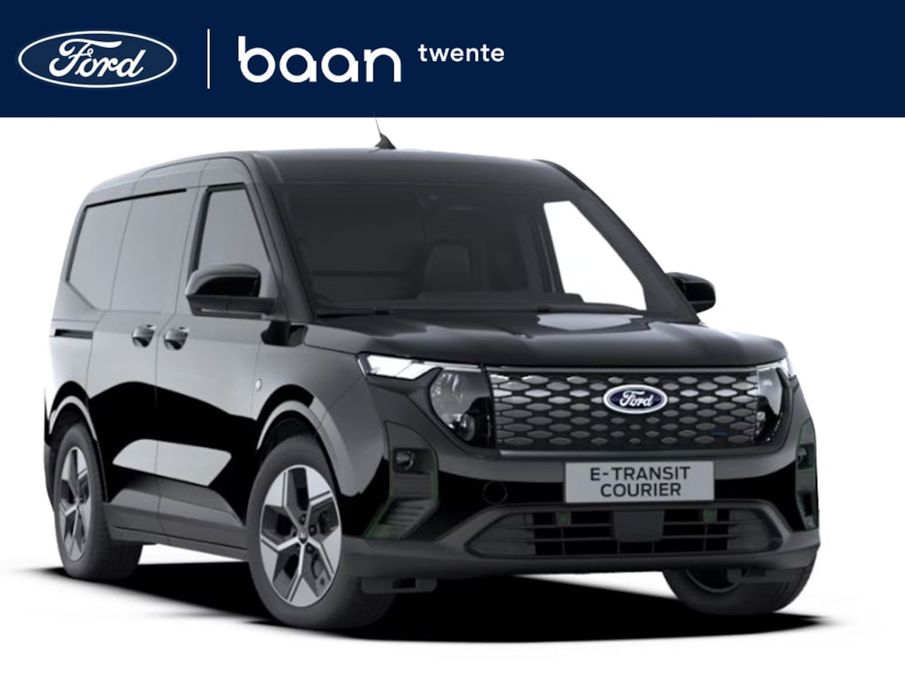 Ford Transit Courier - E-Transit Limited 46 kWh | 2x schuifdeur | 325 km WLTP | Laadvloer hout | Adaptive Cruise - AutoWereld.nl