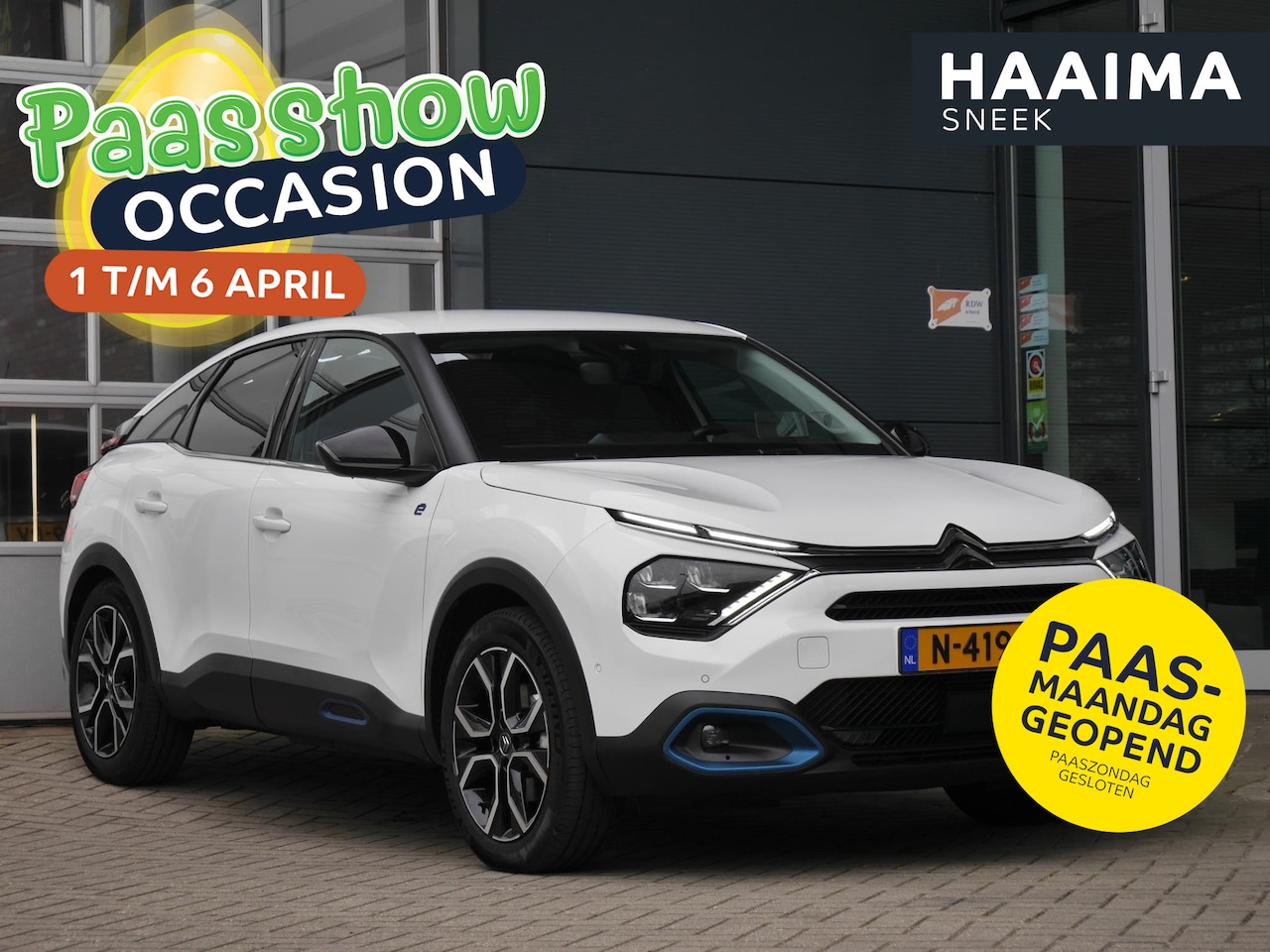 Citroën Ë-C4 - Shine 50 kWh | Keyless entry en start | 18 inch lichtmetalen velgen | Achteruitrijcamera | - AutoWereld.nl