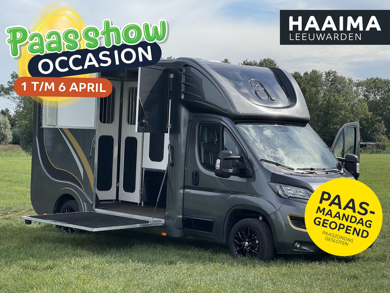 Peugeot Boxer - Allure Sport Paardenwagen 2.2 HDI 165pk Financial lease vanaf € 575,- | 1640kg laadvermoge - AutoWereld.nl