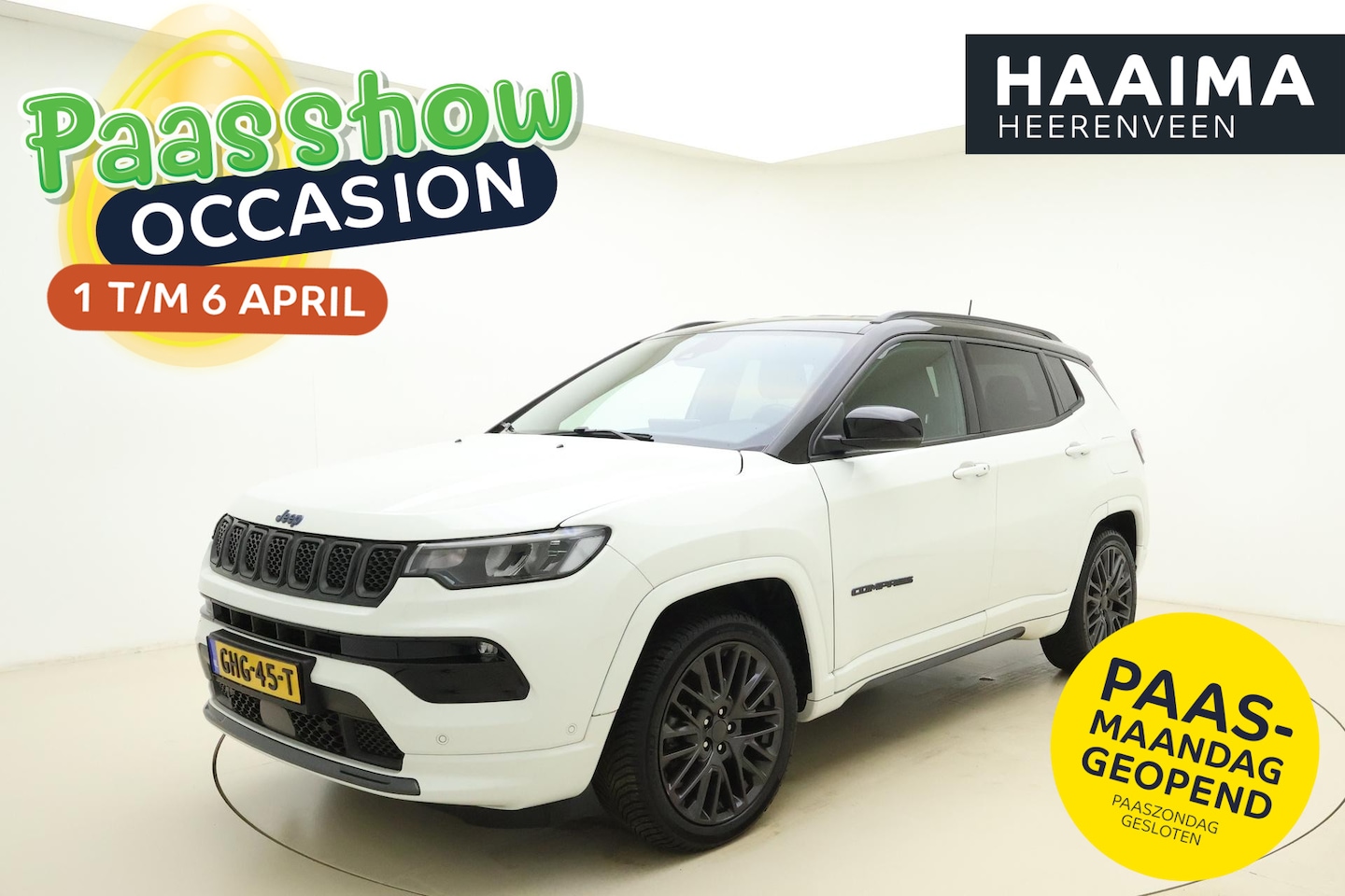 Jeep Compass - 4xe 240 Plug-in Hybrid Electric S Leder | Navigatie | trekhaak | keyless start | camera ac - AutoWereld.nl