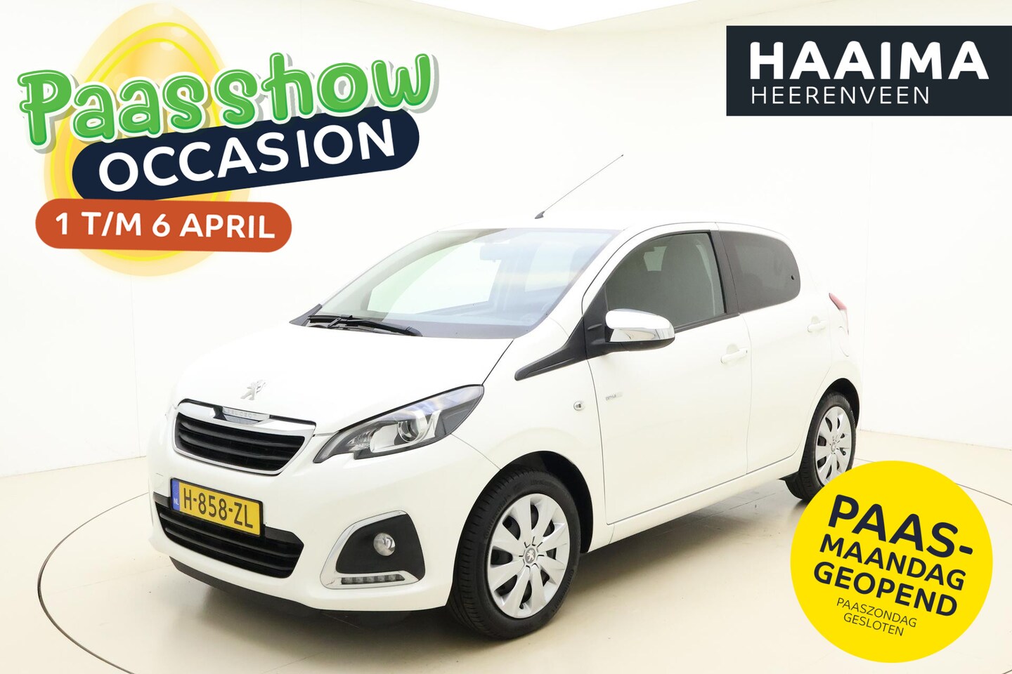 Peugeot 108 - 1.0 e-VTi Style 72 pk | Donkere ramen | BTW auto | lage km stand - AutoWereld.nl