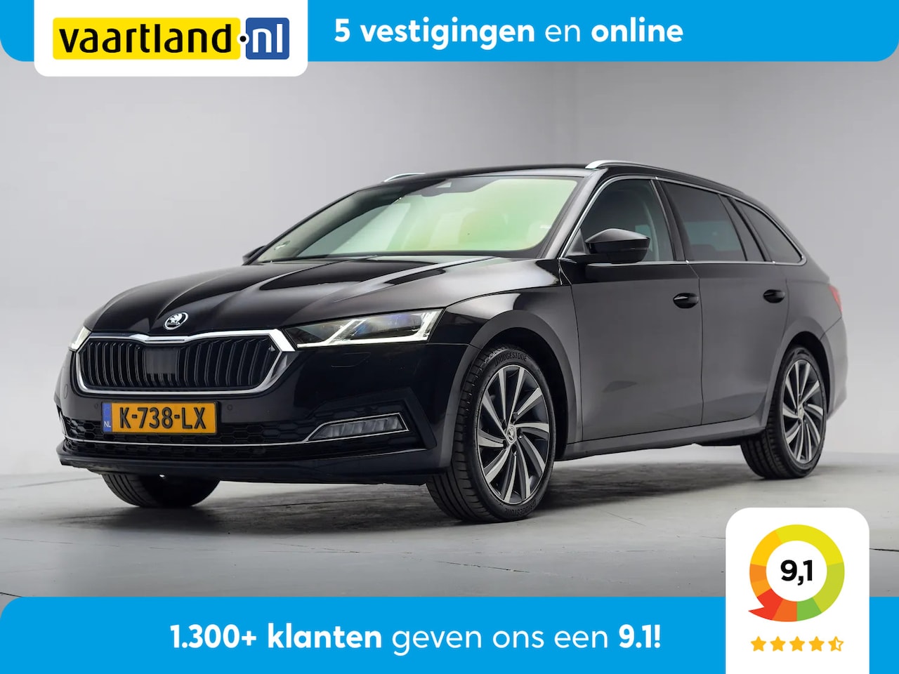 Skoda Octavia - 1.0 e-TSI Business Edition Plus Aut. [ Adapt.cruise Memory Virtual Stoelverwarming ] - AutoWereld.nl