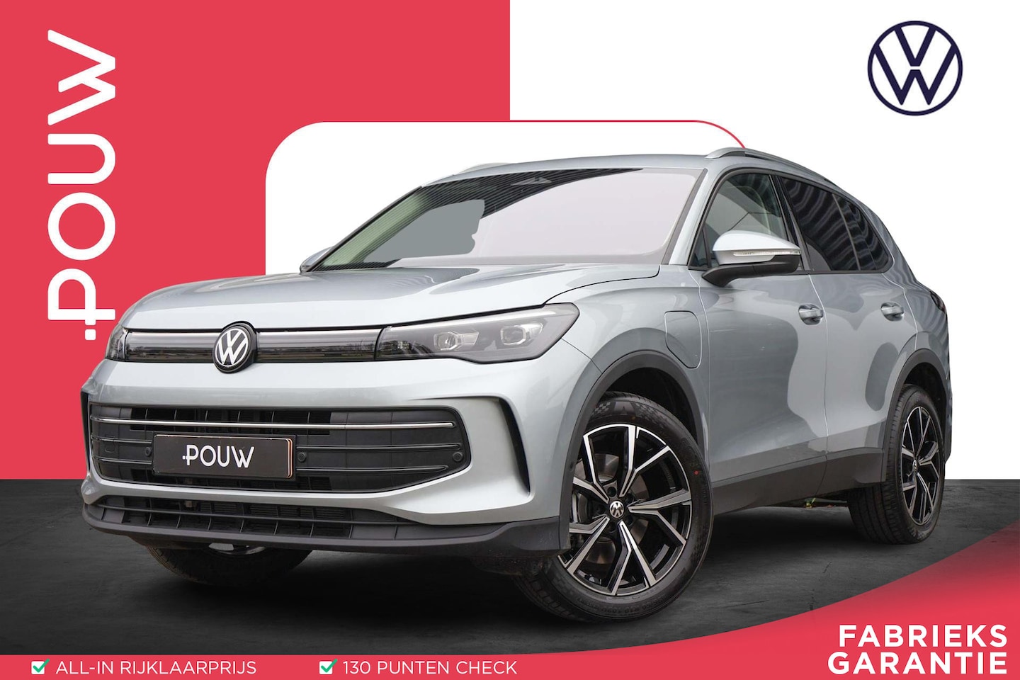 Volkswagen Tiguan - 1.5 eHybrid 204pk Life | SoH 100% | 19" Velgen | Trekhaak - AutoWereld.nl