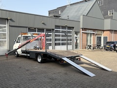 Iveco Daily - 35.12S-395 Open laadbak Autotransporter Pick-up HMF Laadkraan Lier Trekhaak Gereedschapski