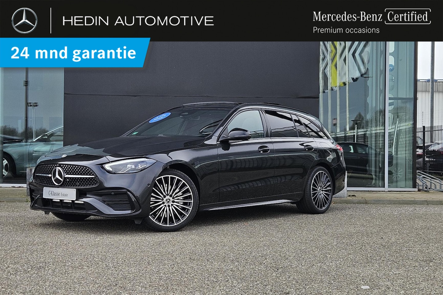 Mercedes-Benz C-klasse Estate - C 300e Automaat Business Solution AMG | Winterpakket | Nightpakket | Trekhaak - AutoWereld.nl