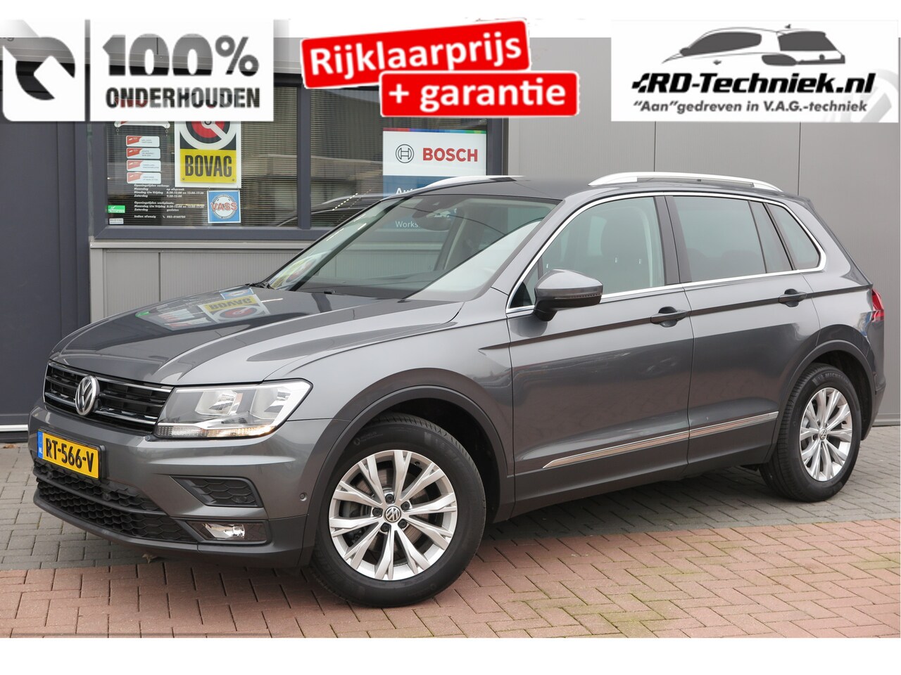 Volkswagen Tiguan - 1.4 TSI 125pk Comfortline 6 versn. , Camera , Trekhaak , Navi, Carplay. Stuurwiel multifun - AutoWereld.nl