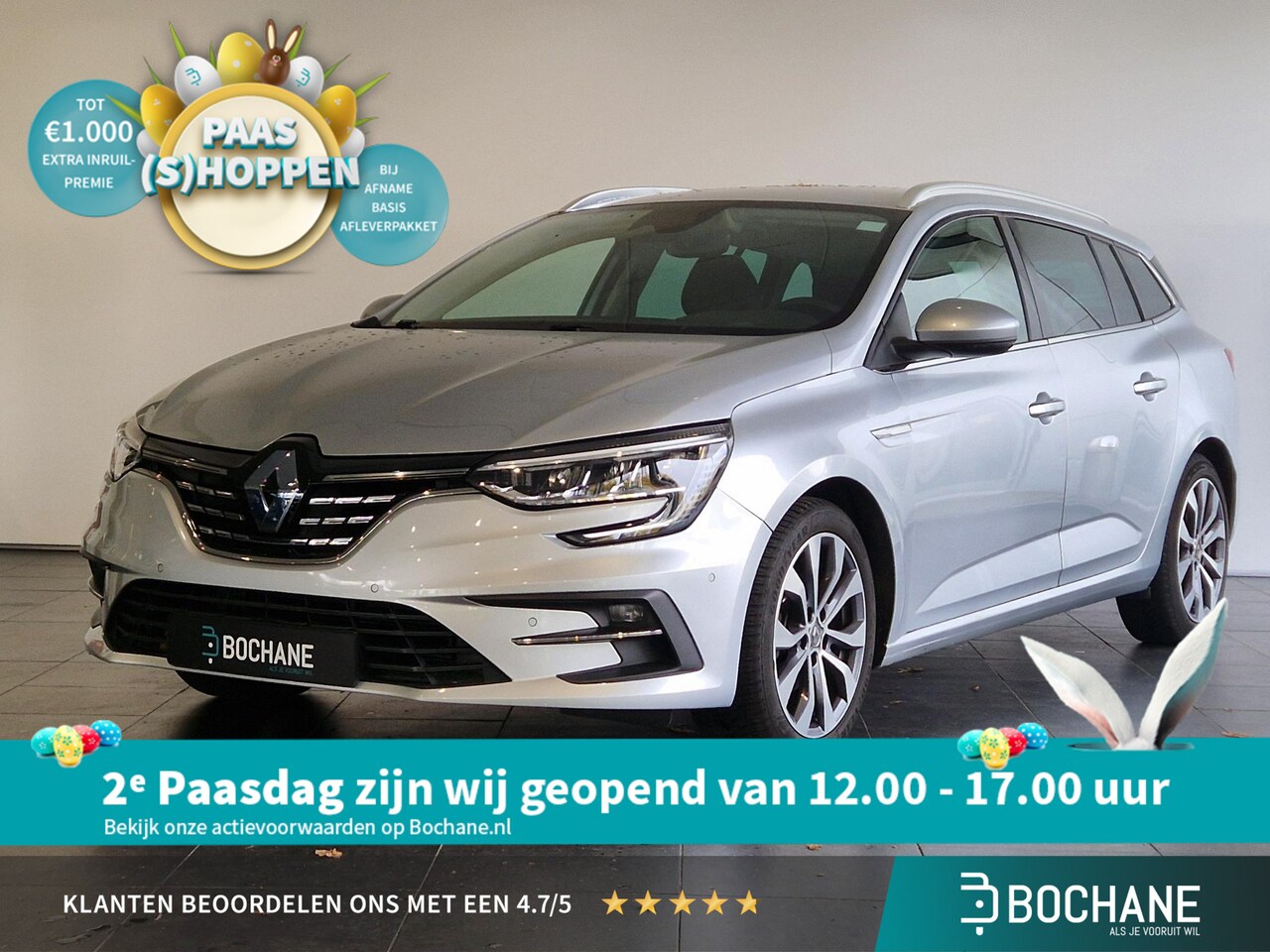 Renault Mégane Estate - 1.3 TCe 140 EDC Techno AUTOMAAT | TREKHAAK | PARKEERSENSOREN VOOR-/ACHTER | ACHTERUITRIJCA - AutoWereld.nl