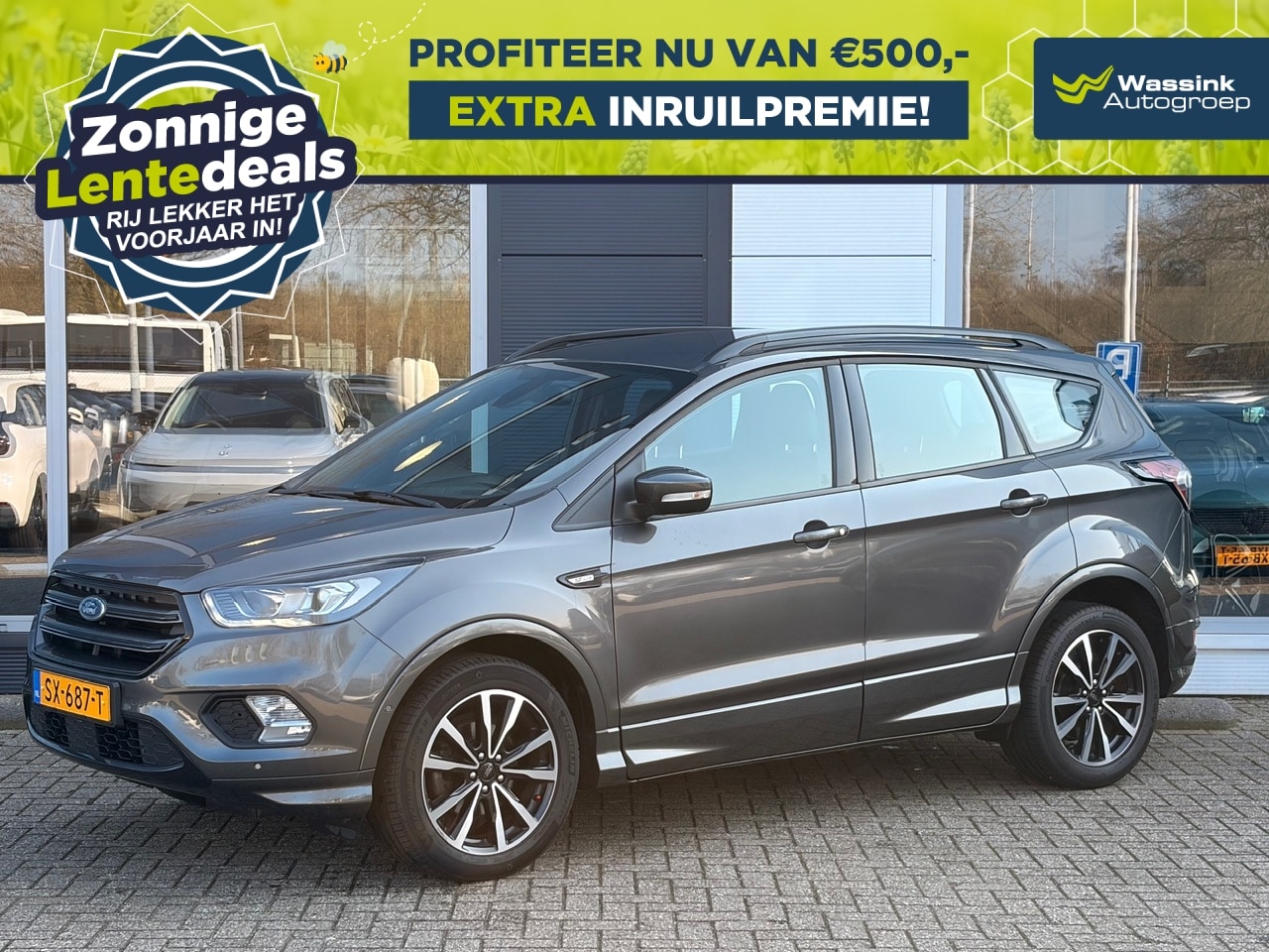 Ford Kuga - 1.5 EcoBoost 150PK 2WD ST Line I LENTEDEAL | DAB I Carplay I Cruise I Navigatie I Camera - AutoWereld.nl
