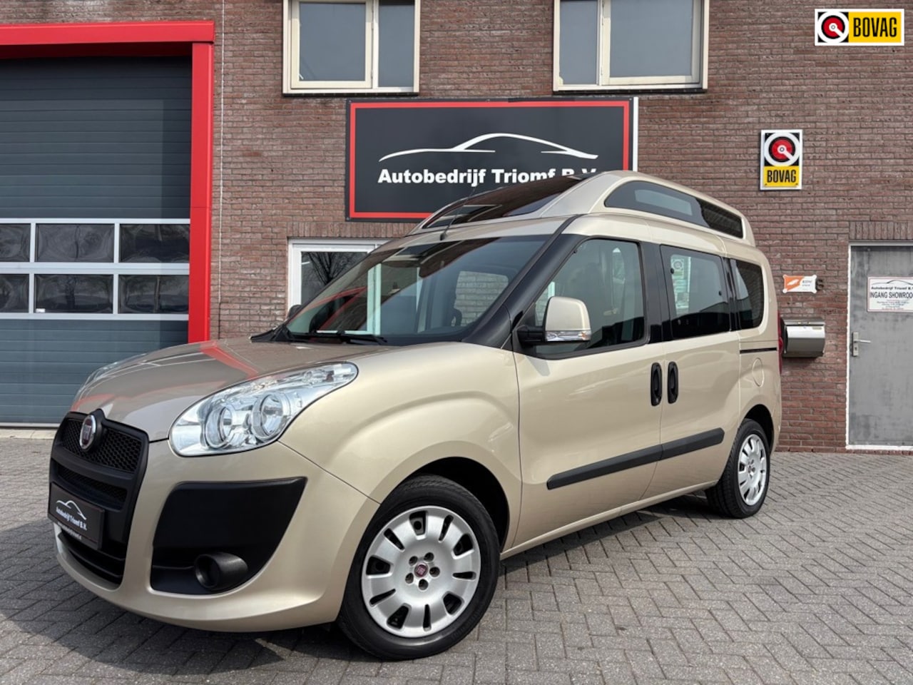 Fiat Doblò - 1.4 rolstoelauto- rolstoellift - rolstoelvervoer- rolstoel - AutoWereld.nl