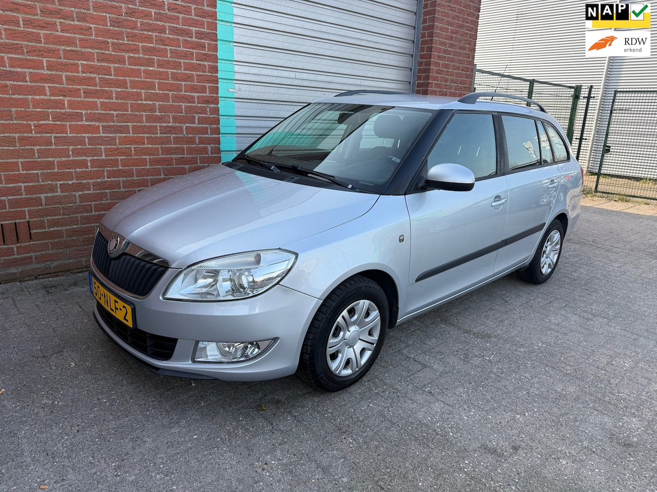 Skoda Fabia Combi - 1.2 TDI Greenline NAV.+ Clima Bj:2010 NAP! - AutoWereld.nl