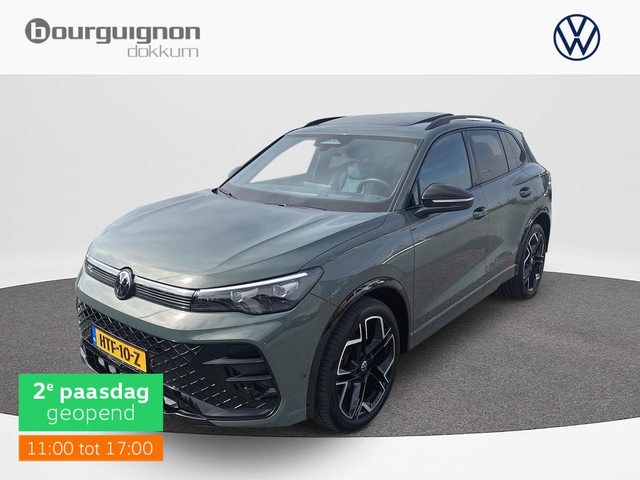Volkswagen Tiguan - 1.5 eTSI R Line | 150Pk | Leder | Pano dak | HUD | Trekhaak | ERGO Active | Verwarmde/geve - AutoWereld.nl