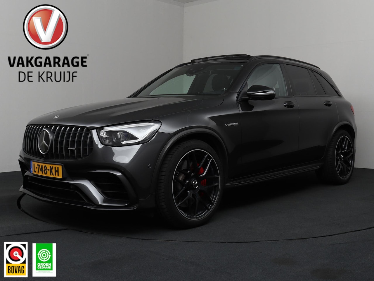 Mercedes-Benz GLC-klasse - AMG 63 S 4MATIC+ Premium Plus Facelift | VOL! | Panoramadak | ACC | Luchtvering | 360° Cam - AutoWereld.nl