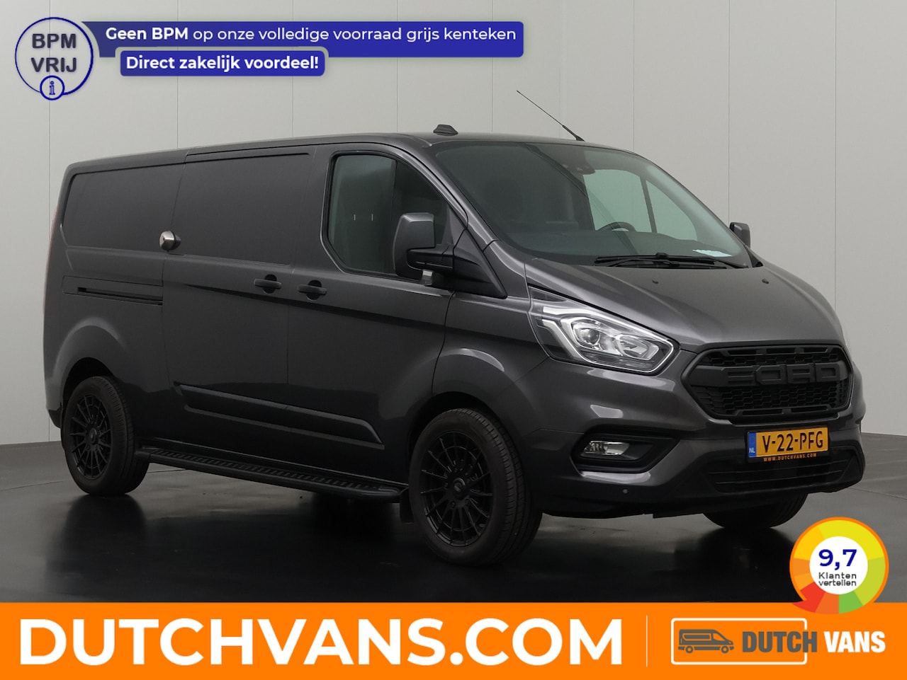 Ford Transit Custom - 2.0TDCi 130PK Lang Raptor Limited | Euro 6 | Multimedia | Camera | Airco | Cruise | 3-Zits - AutoWereld.nl