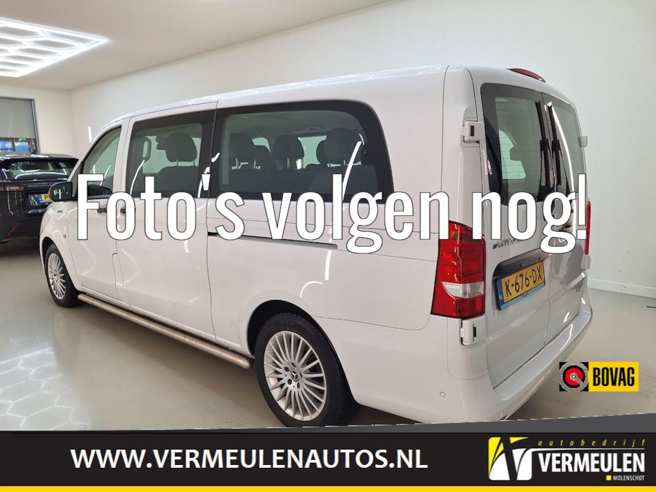 Mercedes-Benz eVito Tourer - eVito XL 205PK PRO 9-Pers + 17"/ Navi/ Clima/ Cruise/ Leder/ Camera/ Stoelverwarming/ NL a - AutoWereld.nl