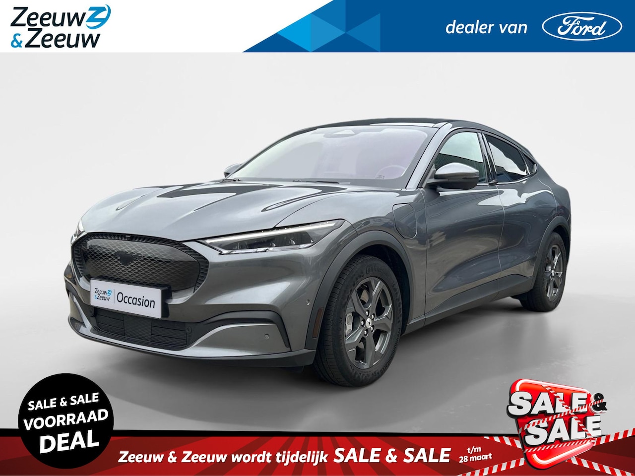 Ford Mustang Mach-E - Extended RWD 98 kWh 294pk | Stoel- stuur en voorruitverwarming | Panorama dak | Elektrisch - AutoWereld.nl