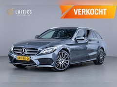 Mercedes-Benz C-klasse Estate - 180 AMG Sport I Pano I Burmester I Leder I 360° I Stoelmemo I NL-auto I 1e-eig