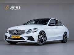Mercedes-Benz C-klasse - 180 AMG Night-pakket I Pano-dak I NL-auto I Dealer-ond. I Carplay I Leder I Trekhaak