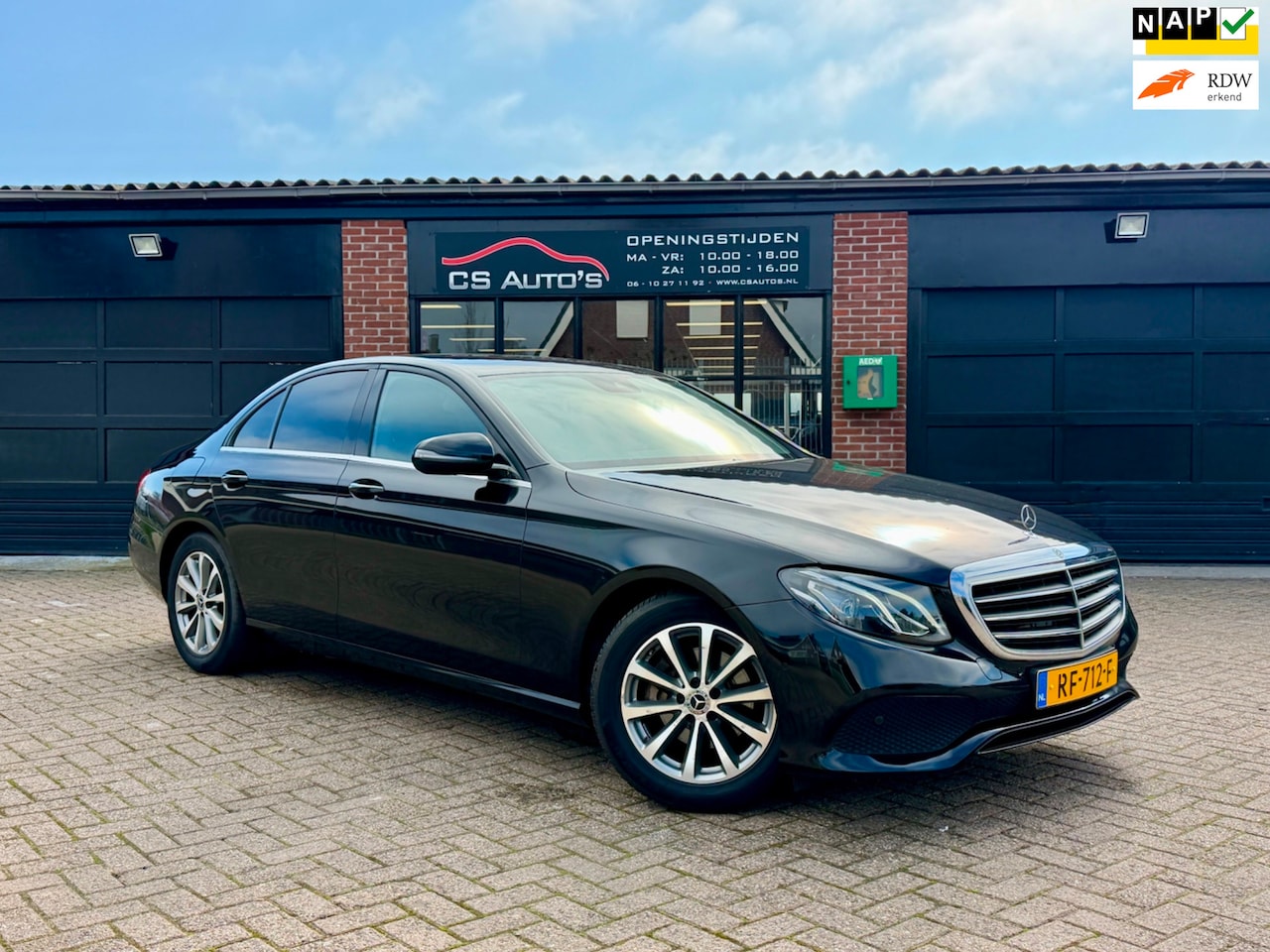 Mercedes-Benz E-klasse - 200 d 11-2017|euro6|navi|leder|360 camera|nette auto|prijs inclusief btw - AutoWereld.nl
