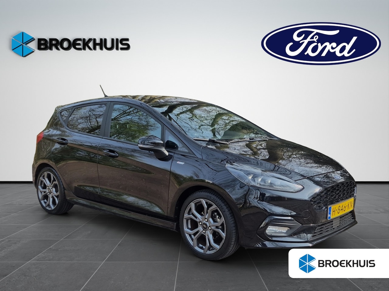 Ford Fiesta - 1.0 EcoBoost ST-Line 95pk | Clima | Parkeersensoren | Keyless Start| Trekhaak | - AutoWereld.nl