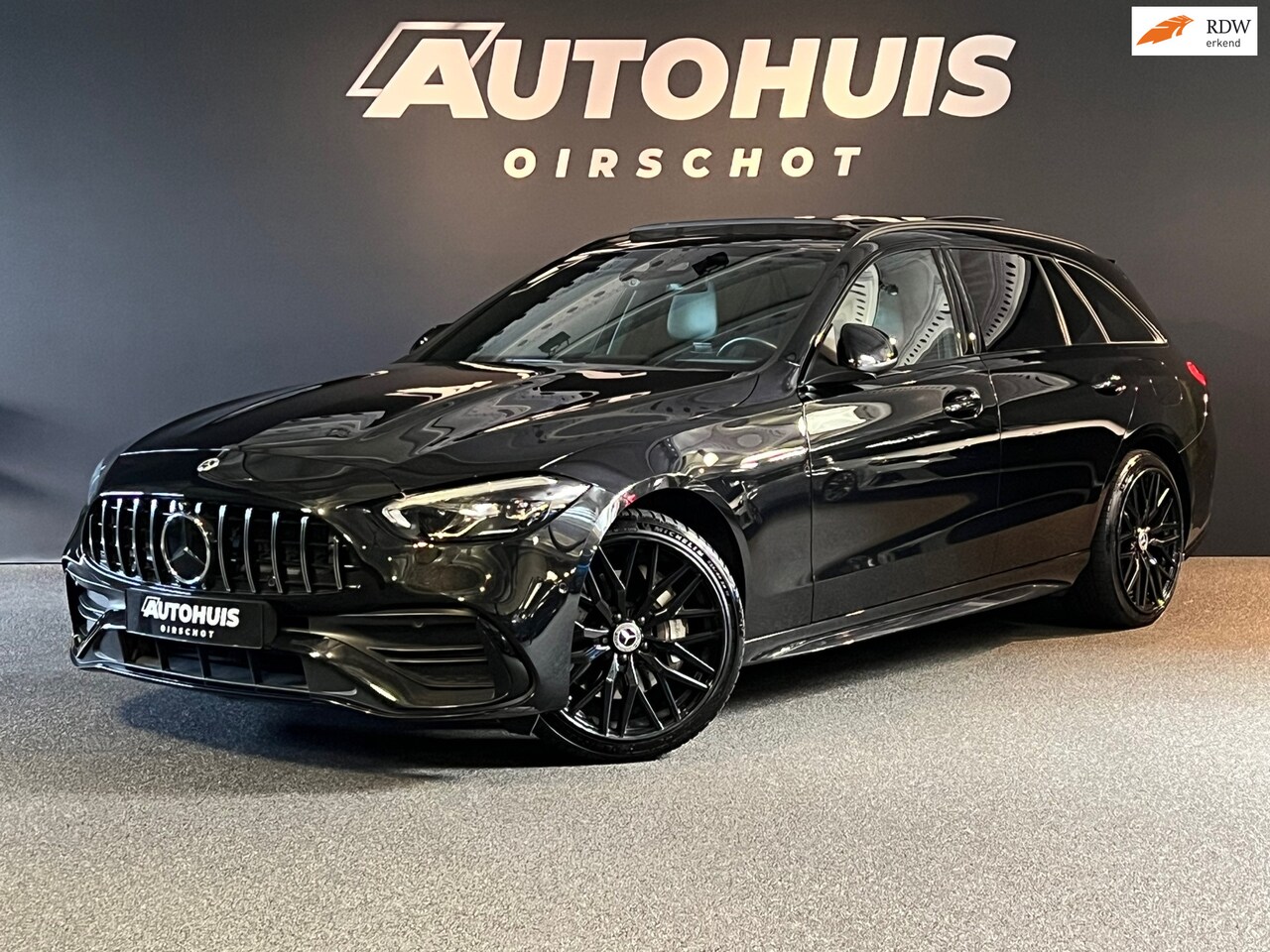 Mercedes-Benz C-klasse Estate - 300 e AMG Line Pano/Memoryseats/360Camera/HeadUp/Ambienceplus/Trekhaak/ - AutoWereld.nl