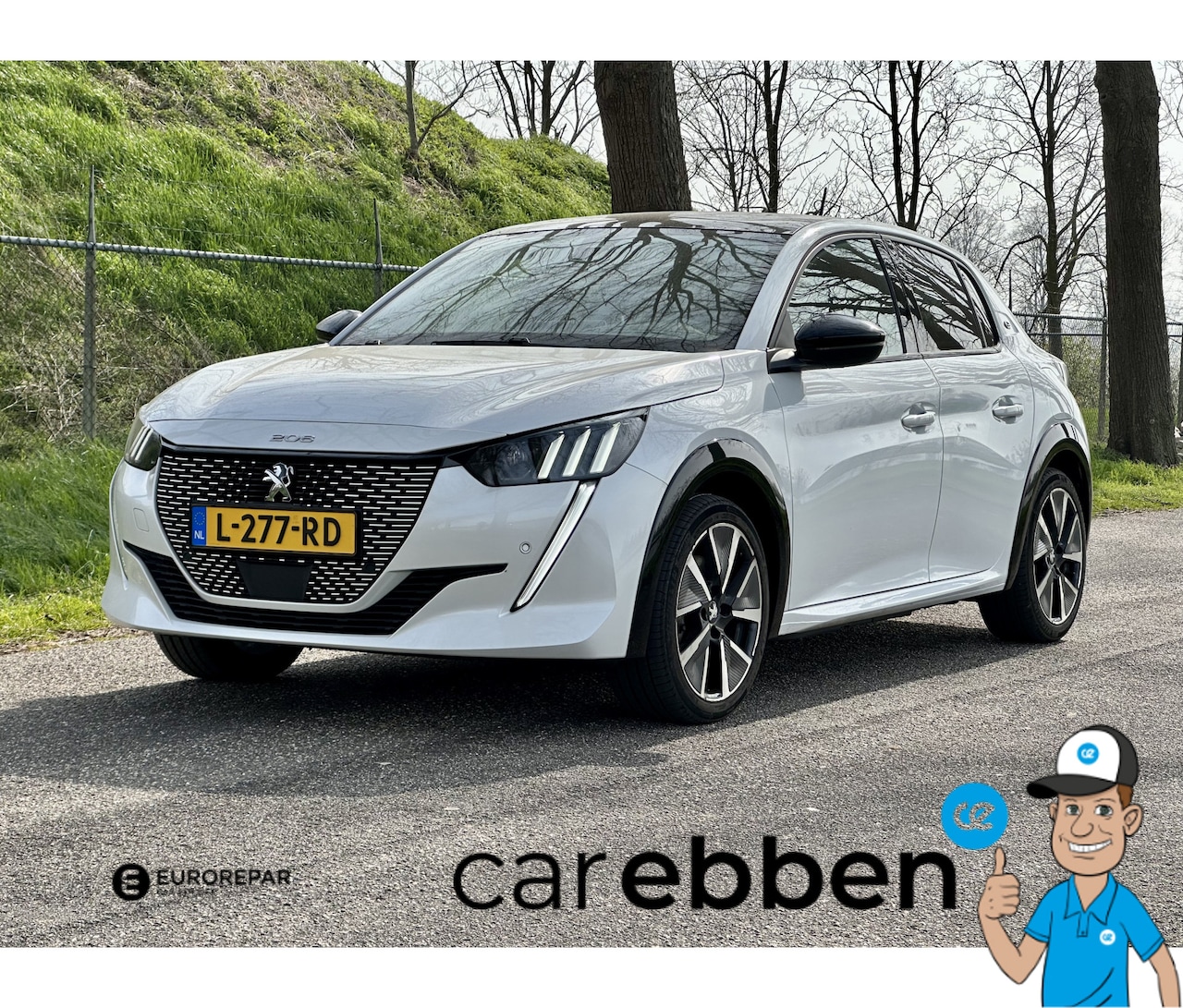 Peugeot e-208 - EV GT 350 50 kWh | Panoramadak | Stoelverwarming | Apple carplay | LED | 3-fase | Camera - AutoWereld.nl