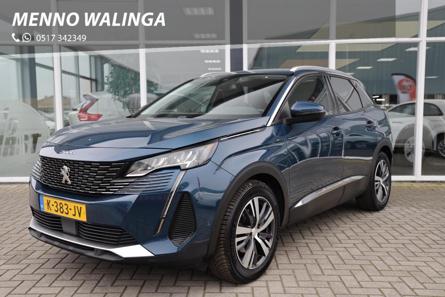 Peugeot 3008 - 1.2 PureTech Blue Lease Allure|Virtual|Trekhaak|Apple carplay/Android auto| - AutoWereld.nl