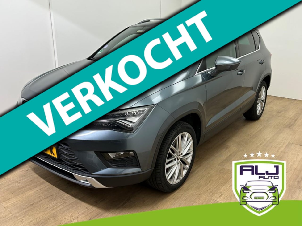 SEAT Ateca - Occasion 1.4 EcoTSI Xcellence | Grijs | Tweedehands Seat Ateca | Airco | Cruisecontrol | A - AutoWereld.nl