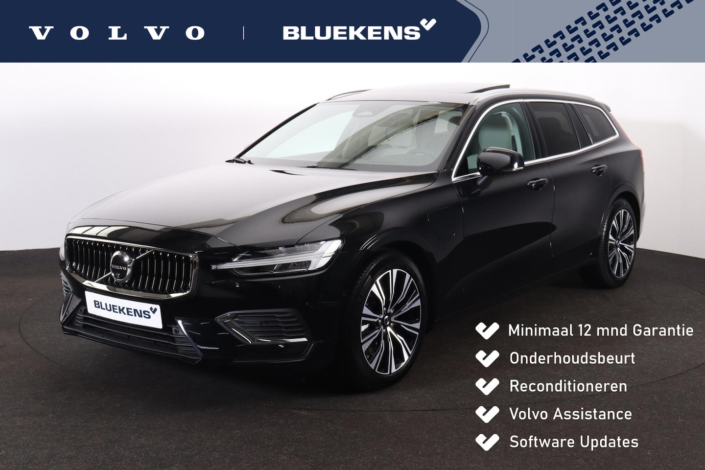 Volvo V60 - T6 Recharge AWD Ultra Bright - Panorama/schuifdak - IntelliSafe Assist & Surround - 360º C - AutoWereld.nl