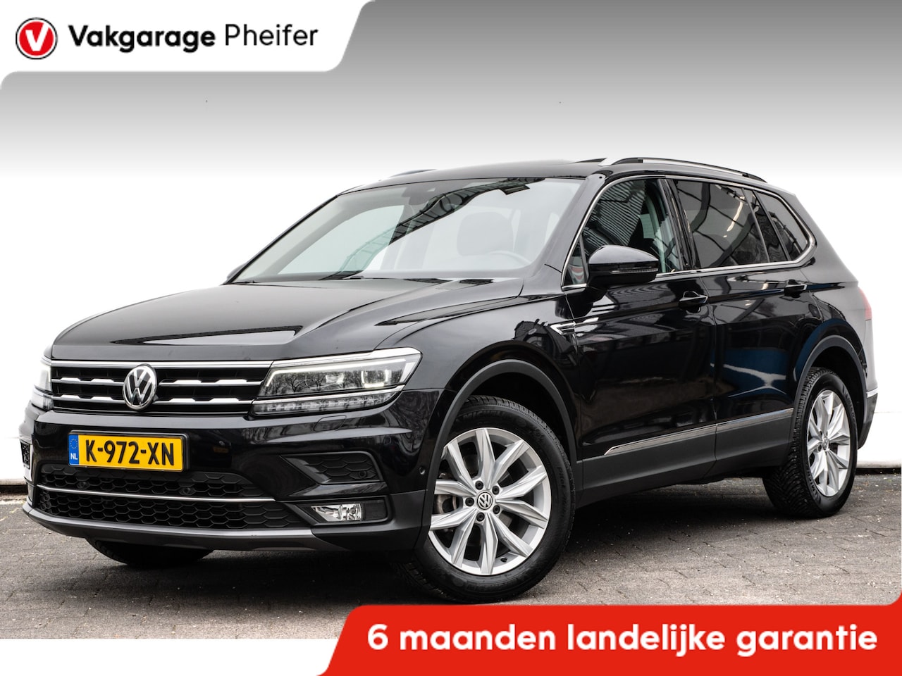 Volkswagen Tiguan Allspace - 1.5 TSI Highline 7p. Trekhaak/ Panoramadak/ Memory/ Leer/ Camera/ Carplay/ Full led/ Virtu - AutoWereld.nl