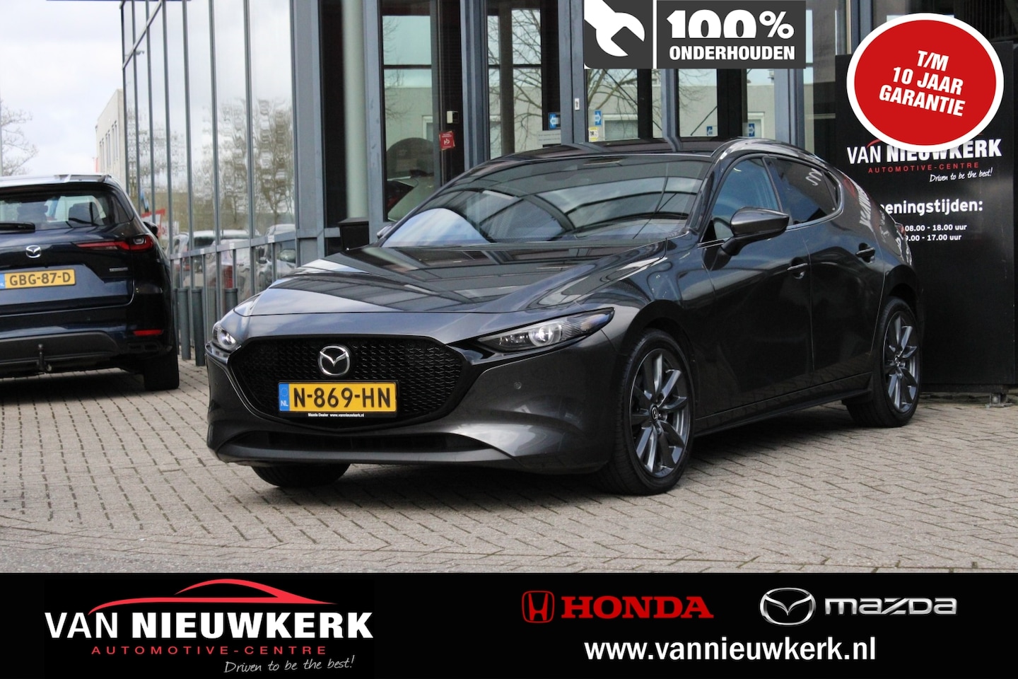 Mazda 3 Sport - Hatchback Skyactiv-G 150pk Sportive | Navi&Carplay | BOSE Audio | Adaptieve Cruisecontrol - AutoWereld.nl