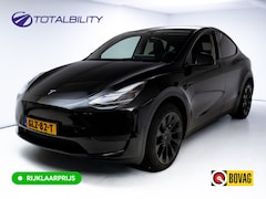 Tesla Model Y - Long Range RWD 75 kWh | LMV Zwart 20" Turbine | Leer | Stoelverwarming V+A | Pano | Full S
