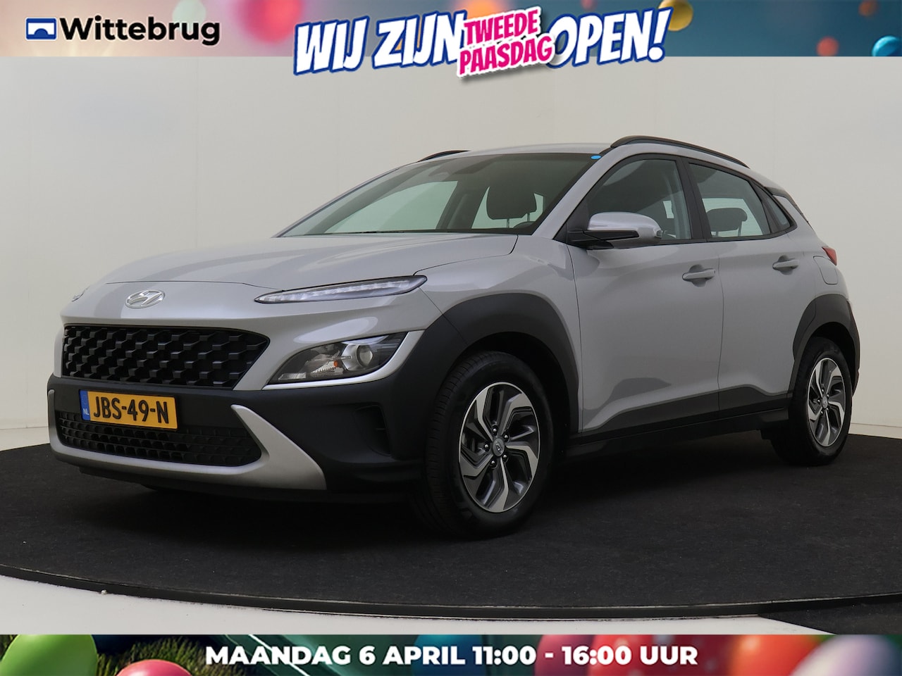 Hyundai Kona - 1.6 GDI HEV Comfort Hybride Automaat met Navigatie, Climate Control en Camera - AutoWereld.nl