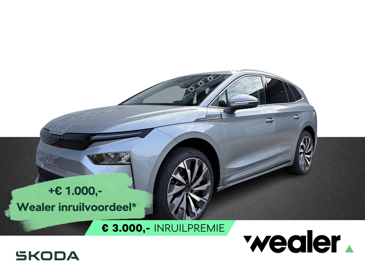Skoda Enyaq iV - 85 Selection 286 PK | Panoramadak | Trekhaak | 21" Lichtmetalen velgen | Elek. Achterklep| - AutoWereld.nl