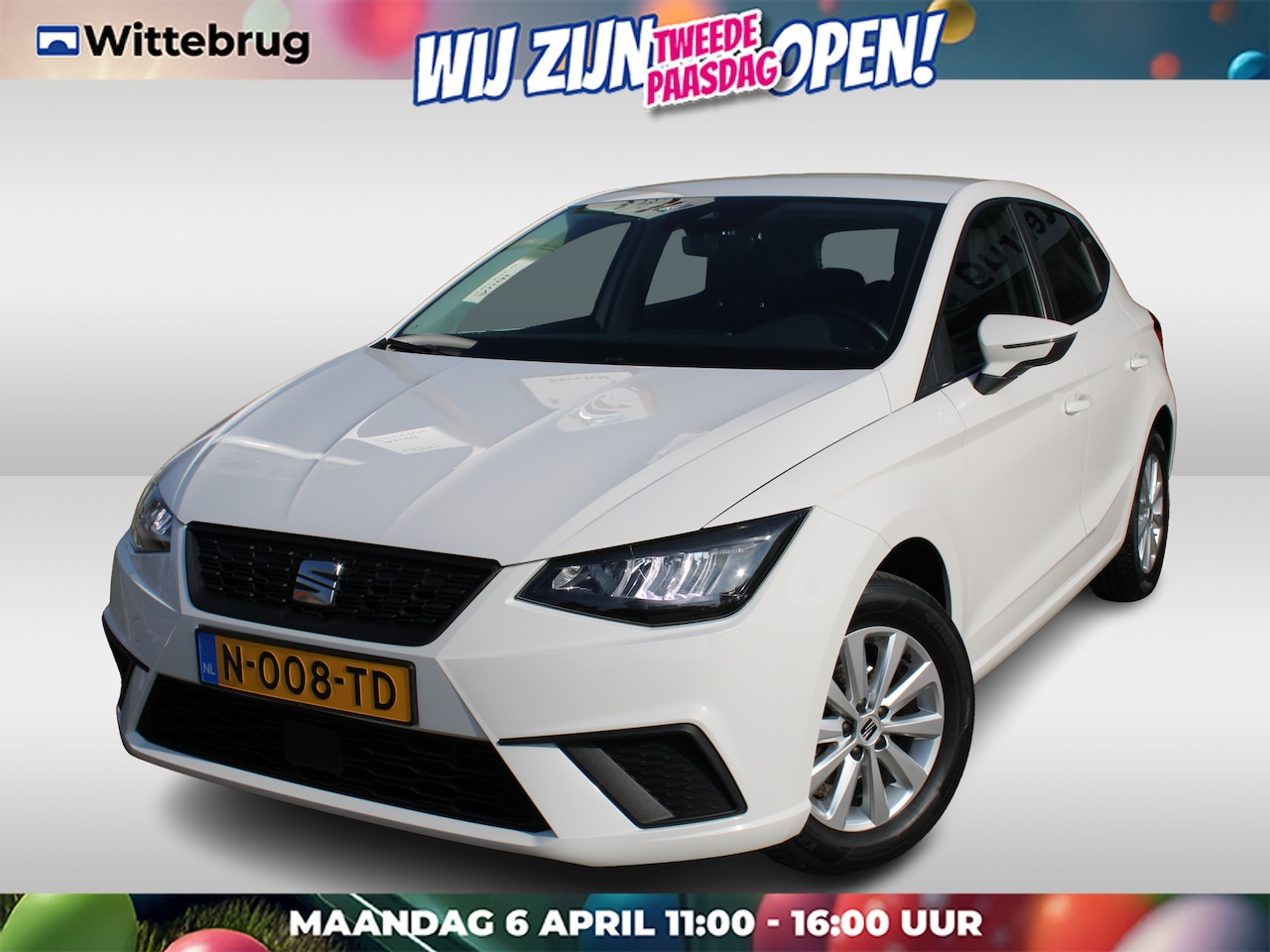 SEAT Ibiza - 1.0 EcoTSI 95pk Style / Navigatie by APP / LM velgen / Parkeersensoren A / LED / Climatron - AutoWereld.nl