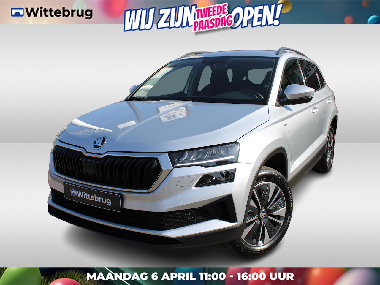 Skoda Karoq - 1.0 TSI 110pk Ambition Tour uitv. / Navigatie by APP / LM 17 inch / Parkeersensoren A. / L - AutoWereld.nl