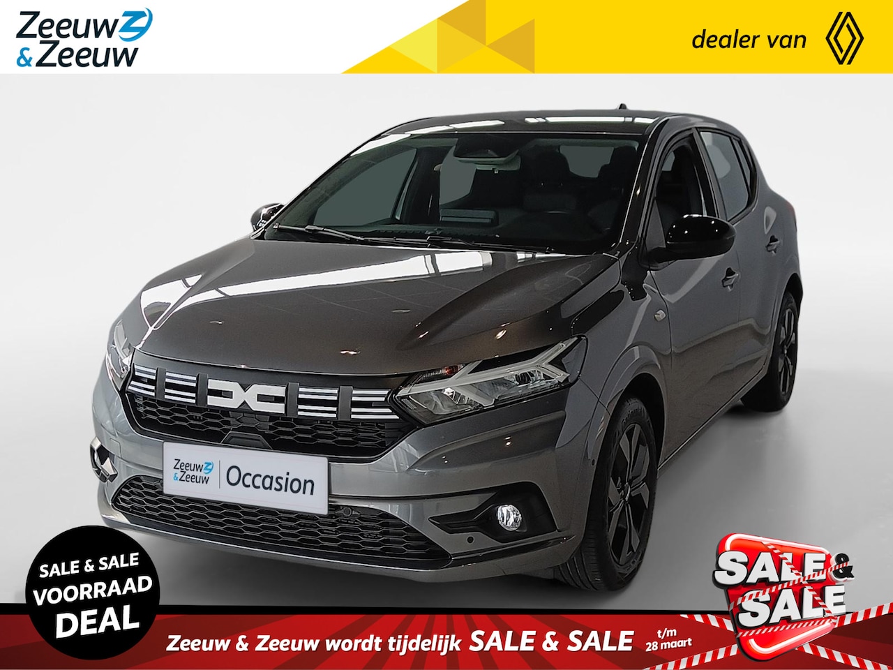 Dacia Sandero - Check uitvoering 1.0 TCE 90 Journey | Camera |Armsteun | - AutoWereld.nl