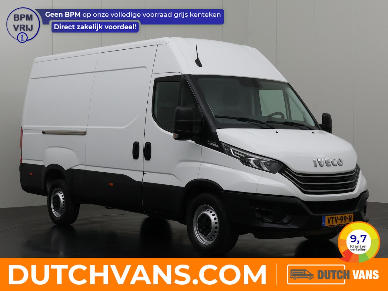 Iveco Daily - Hi-Matic Automaat L2H2 | Led | 3500Kg Trekhaak | Navigatie | Camera | 3-Zit | Betimmering - AutoWereld.nl