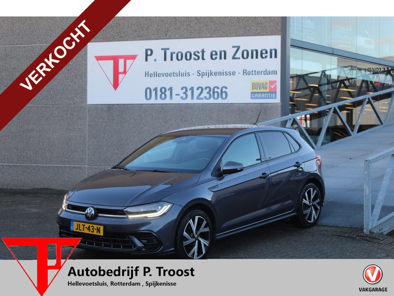 Volkswagen Polo - 1.0 TSI R-Line Automaat/Navigatie/Virtual cockpit/Adaptive cruise control/Spraakbediening/ - AutoWereld.nl