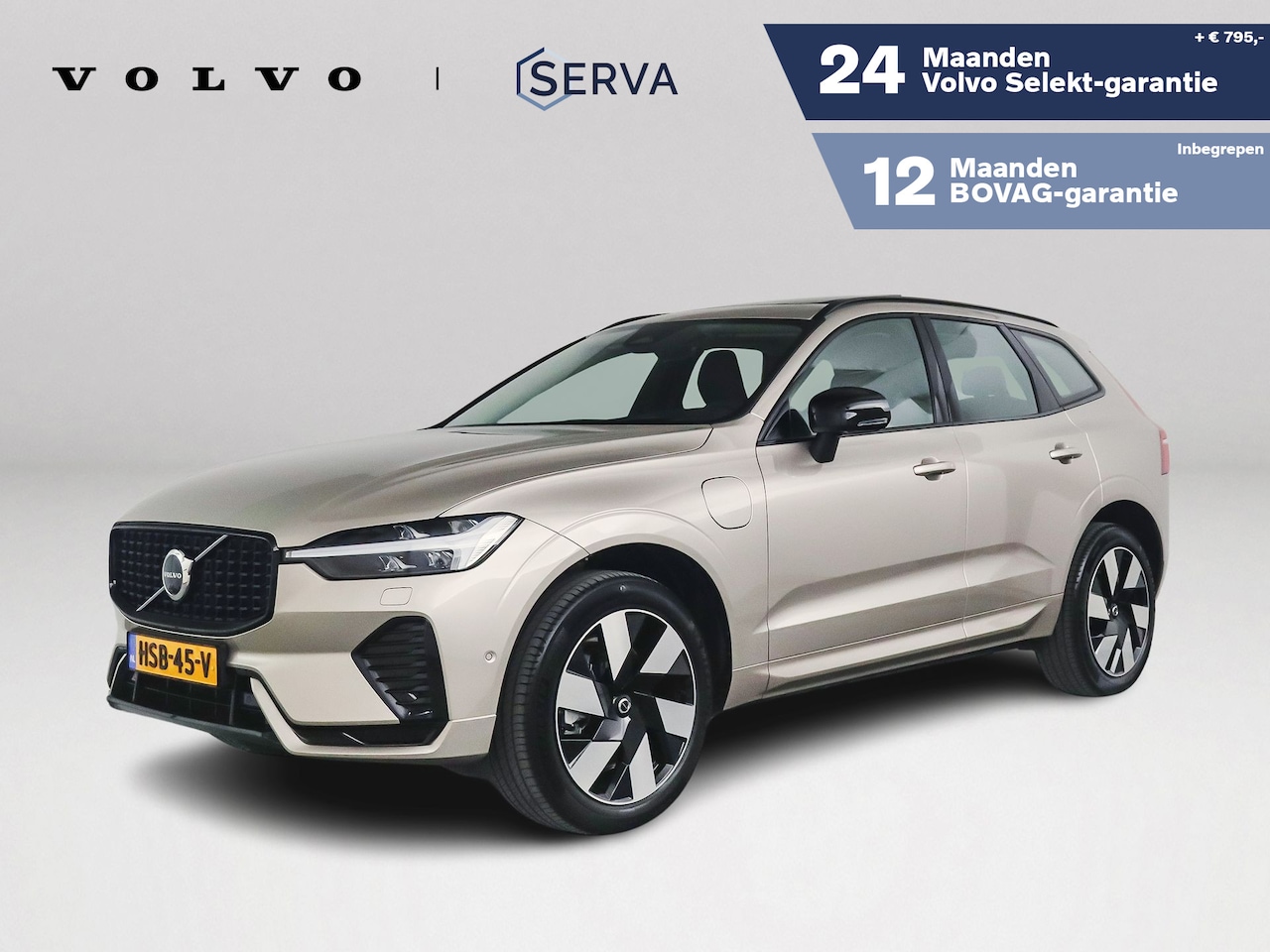 Volvo XC60 - T6 Plug-in hybrid AWD Ultra Dark | Panoramadak | 360º camera | Head-up Display | Stoel- en - AutoWereld.nl