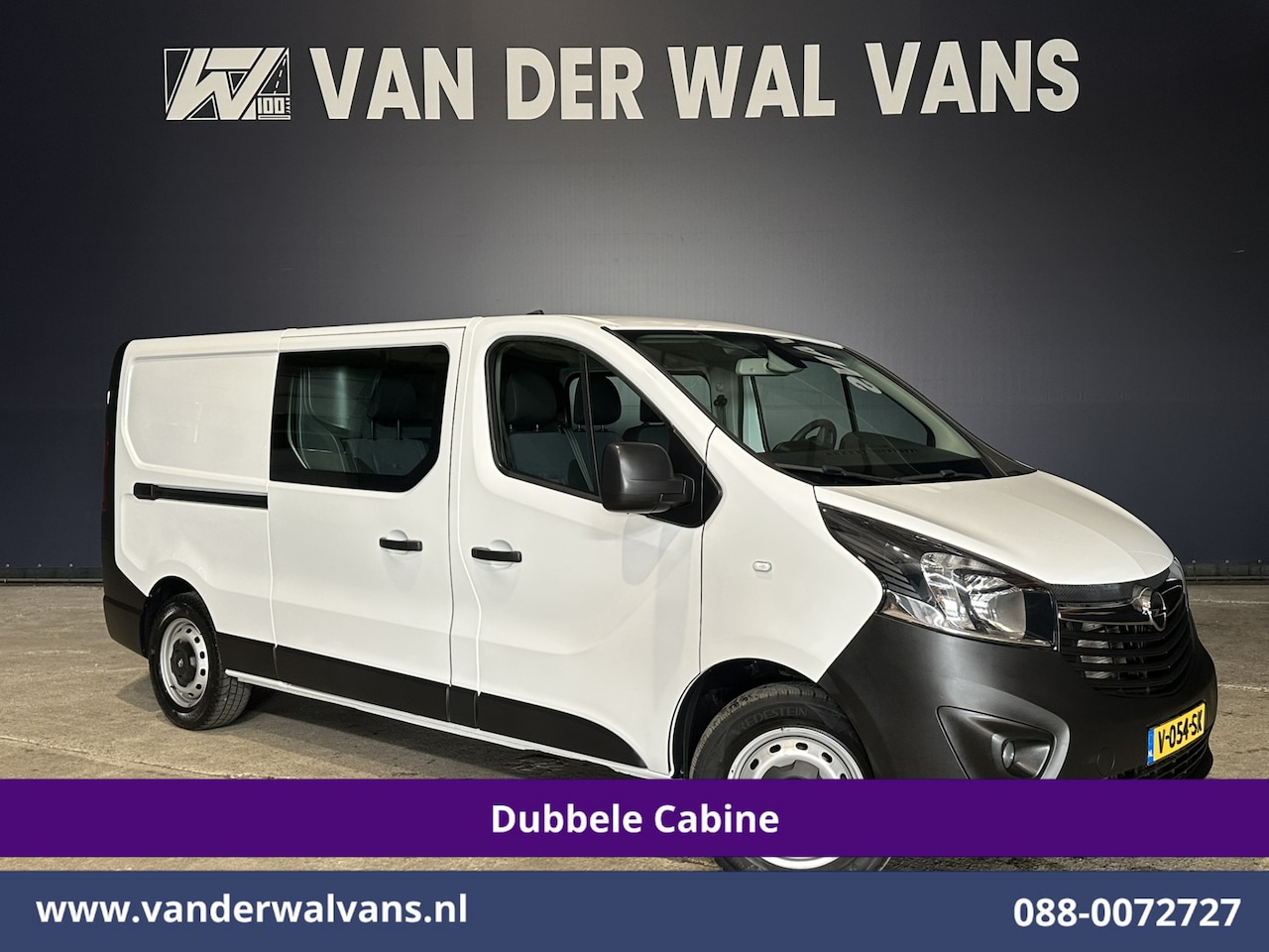 Opel Vivaro - 1.6 CDTI L2H1 Dubbele cabine Euro6 Airco | 6-Zits | Camera | Cruisecontrol Parkeersensoren - AutoWereld.nl
