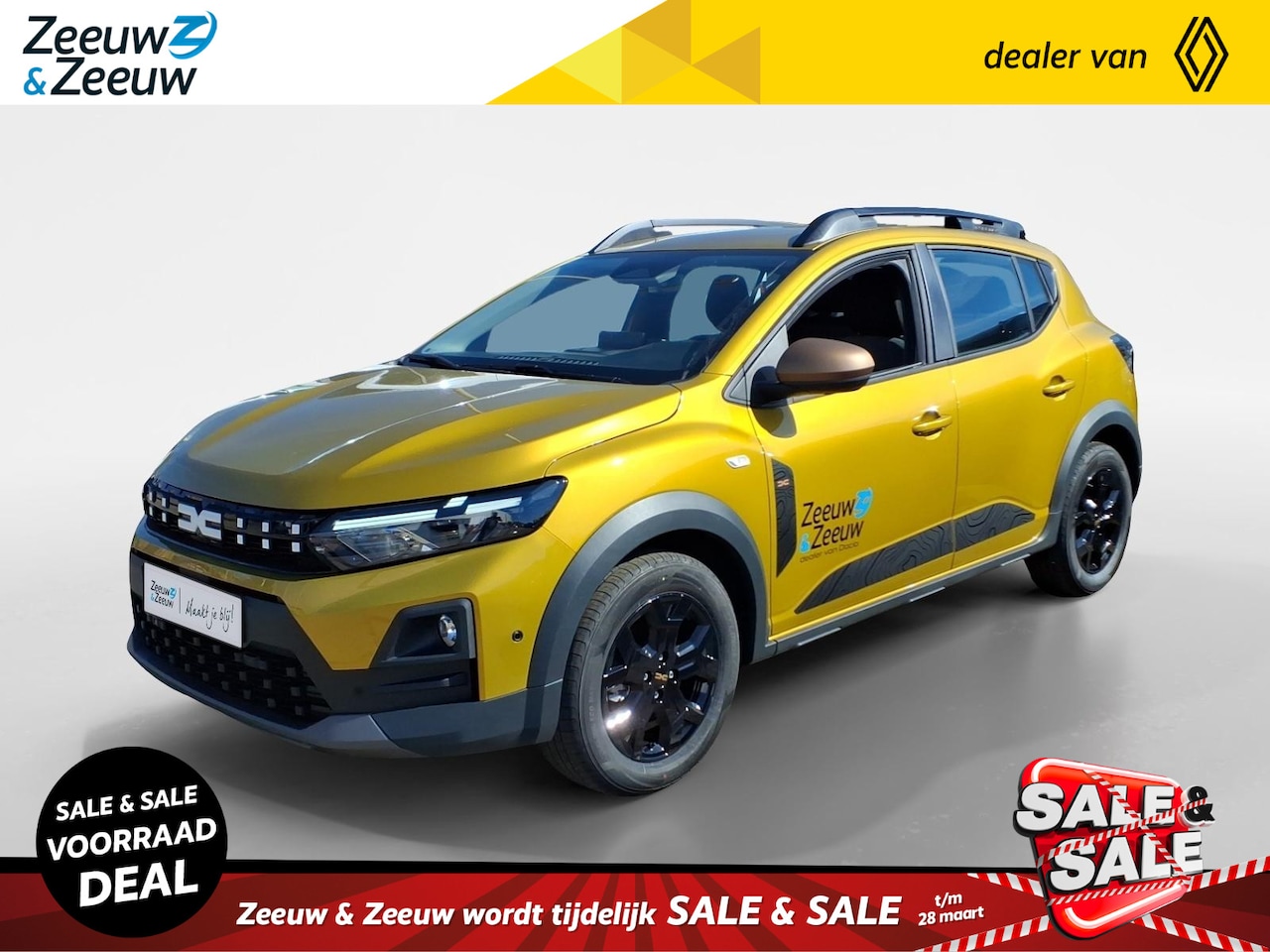 Dacia Sandero Stepway - 1.0 TCe 110 limited edition Airco | Naviegatie | 7jaar garantie | per 18 juli beschikbaar - AutoWereld.nl