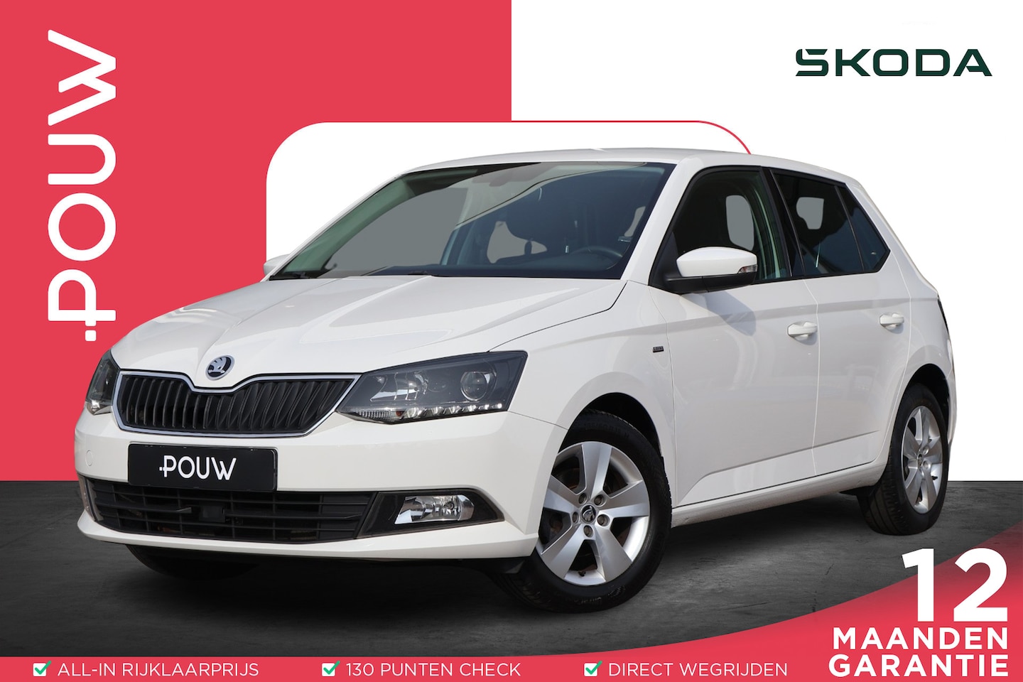 Skoda Fabia - 1.0 TSI 95pk Clever | Trekhaak | Navigatie | Cruise Control | Clima | Stoelverwarming - AutoWereld.nl