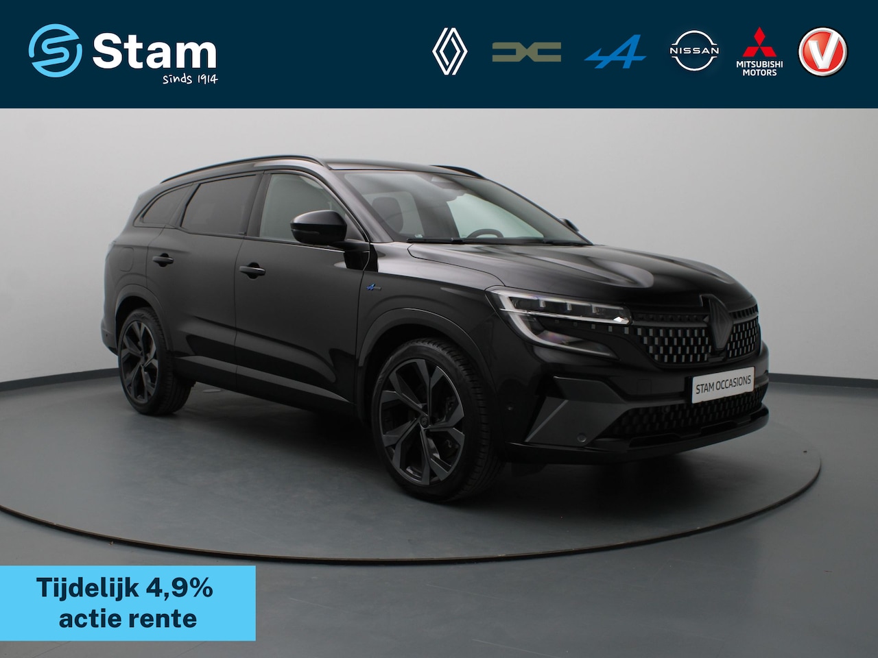 Renault Espace - E-Tech full hybrid esprit Alpine 7p. 200pk Head-Up | 360° Camera | Adapt. Cruise | Stoel-/ - AutoWereld.nl