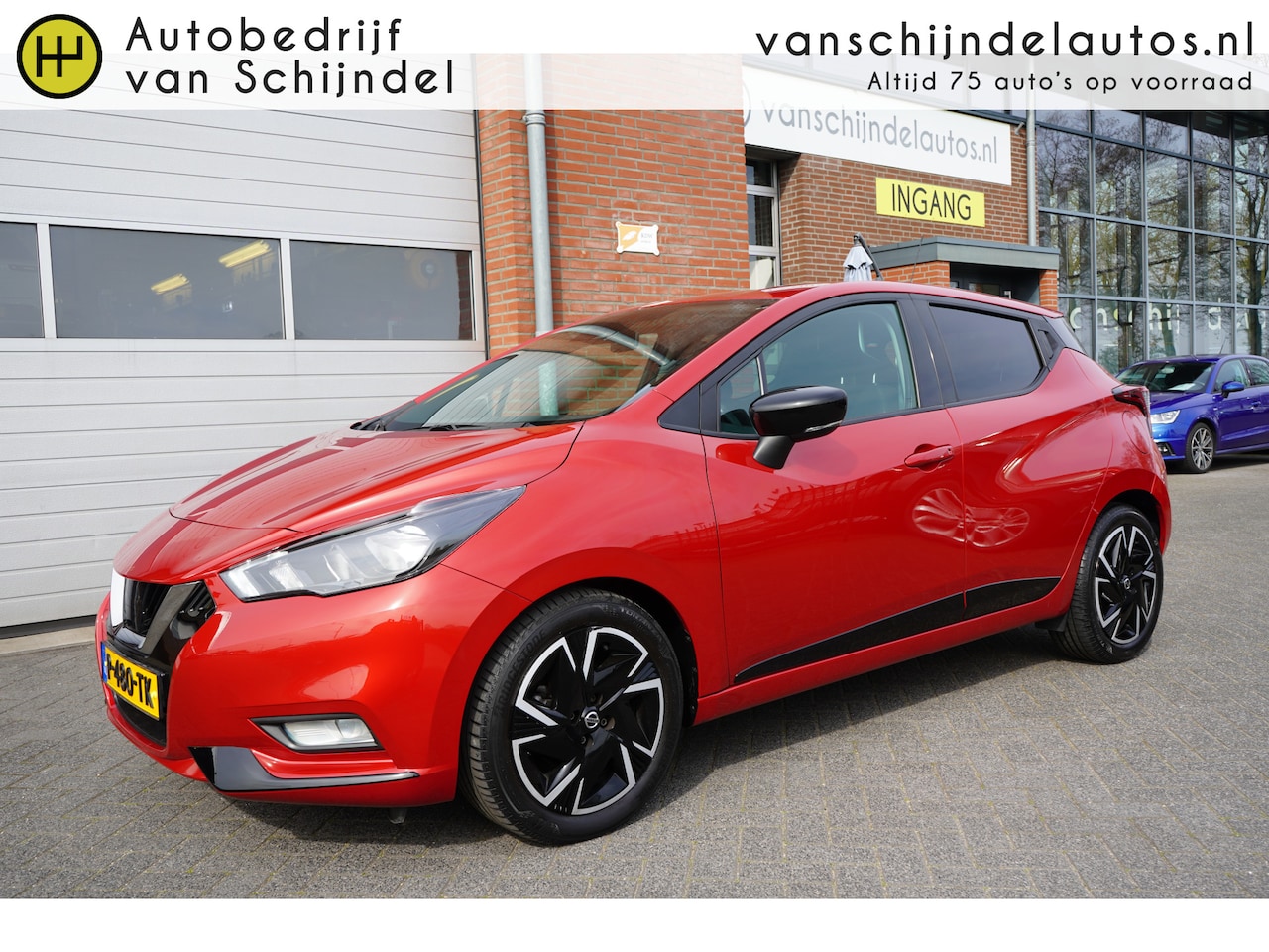Nissan Micra - 1.0 IG-T N-DESIGN ORIGINEEL NL KEURIGE NETTE STAAT NAVIGATIE ANDROID/APPLECARPLAY AIRCO CR - AutoWereld.nl