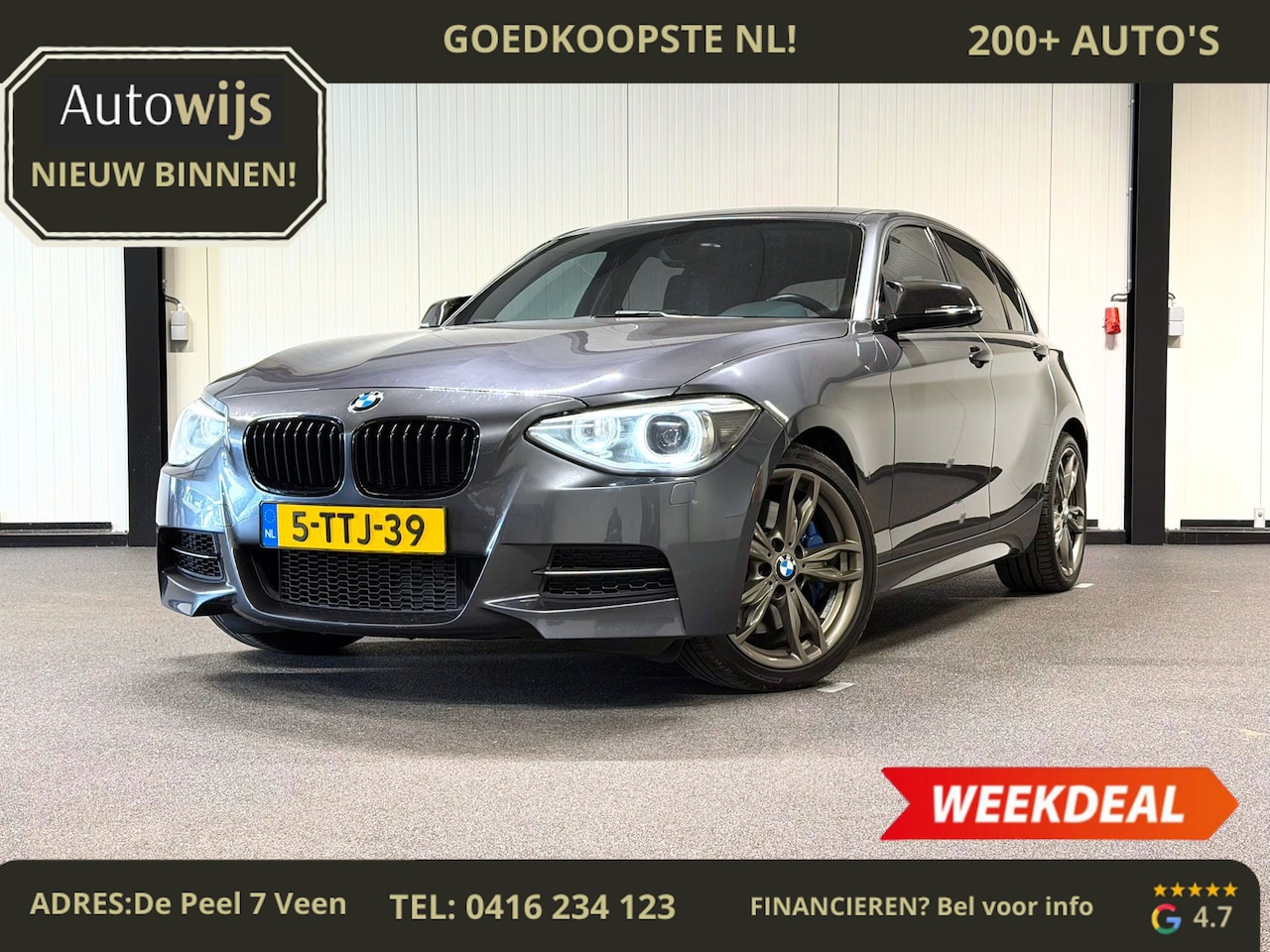 BMW 1-serie - M135i|M-SPORT|6CILL|320PK|AUT|LED|NL AUTO|GOED ONDERHOUDEN - AutoWereld.nl